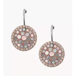 Fossil Bijoux Boucles D'Oreilles<Boucles d'oreilles Fossil JF01737791 - Boucles d'oreilles Rondes Rosées