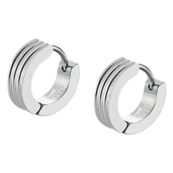 Lotus Style Bijoux Boucles D'Oreilles<Boucles d'oreilles Homme Men'S Earrings - LS2154-4-1 Acier