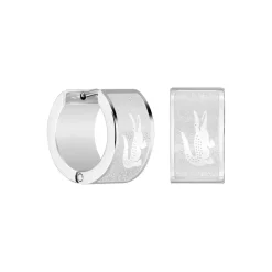 Lacoste Boucles D'Oreilles<Boucles d'oreilles Homme Backhand - 2040435 Acier Argent
