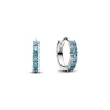 Pandora Boucles D'Oreilles<Boucles d’Oreilles Huggies Bleu Clair 293849C01