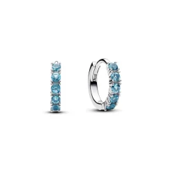 Pandora Boucles D'Oreilles<Boucles d’Oreilles Huggies Bleu Clair 293849C01