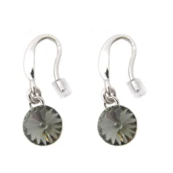 Indicolite Boucles D'Oreilles<Boucles d'oreilles Emily BOCREMISINI - Boucles d'oreilles Argent A925/00 Cristaux Swarovski gris