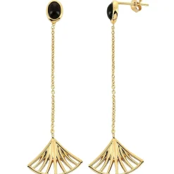 Kosma Paris Boucles D'Oreilles<Boucles d'oreilles - Collection Arielle & Onyx Noir Doré