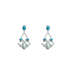 Les Georgettes Boucles D'Oreilles<Boucles d'oreilles Argent Agate P-Rosace 16 Mm