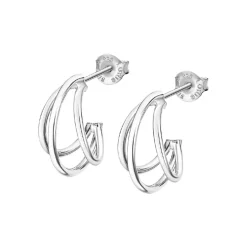 Lotus Silver Boucles D'Oreilles<Boucles d'oreilles FemmeBoucles oreilles Hoops - LP3282-4-1 Argent 925/1000
