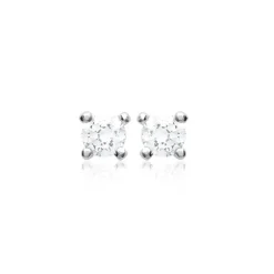 Maison de la Bijouterie Boucles D'Oreilles<Boucles d'oreilles mixte Oxyde de Zirconium argent rhodié - Z5055Z03