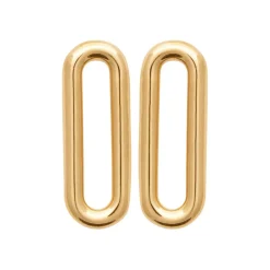 Maison de la Bijouterie Boucles D'Oreilles<Boucles d'oreilles ovale femme plaqué or - Y5VWZ00