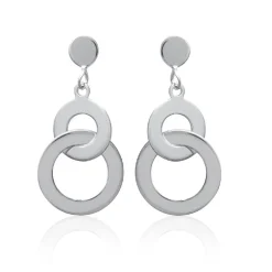 Maison de la Bijouterie Boucles D'Oreilles<Boucles d'oreilles Pendantes fantaisie Argent W466Z00