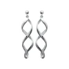 Maison de la Bijouterie Boucles D'Oreilles<Boucles d'oreilles Pendantes torsadées Argent W364U00