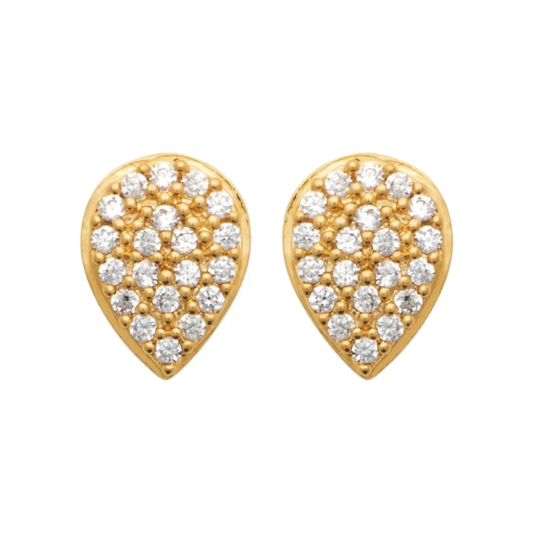 Maison de la Bijouterie Boucles D'Oreilles<Boucles d'oreilles puces gouttes plaqué or Y5W0VZ0