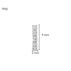 Ti Sento Boucles D'Oreilles<Boucles D'Oreilles - 7955ZI Rhodié Anneaux Et Pavage Argent