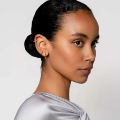 Ti Sento Boucles D'Oreilles<Boucles D'Oreilles - 7812ZY Argent Anneaux Et Pavage Doré