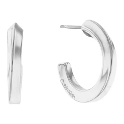 Calvin Klein Bijoux Boucles D'Oreilles<Boucles oreilles Calvin Klein Twisted Ring - 35000310 Acier Argent