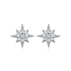 Maison de la Bijouterie Boucles D'Oreilles<Boucles oreilles fantaisie étoile oxyde et argent Z53YVZ0