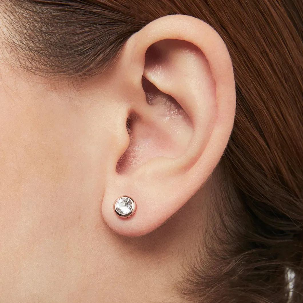 Ted Baker Boucles D'Oreilles<Boucles oreilles Femme TBJ1084-24-02 Doré rose