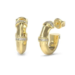 Guess Bijoux Boucles D'Oreilles<Boucles oreilles Bamboo JUBE05164JWYG Acier Doré
