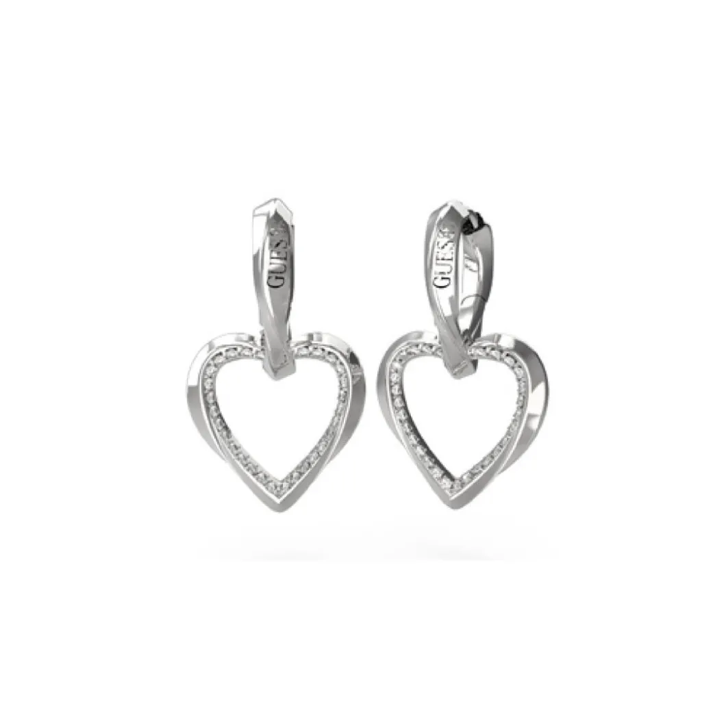 Guess Bijoux Boucles D'Oreilles<Boucles oreilles Mon Amour - JUBE04617JWRH Acier Argent
