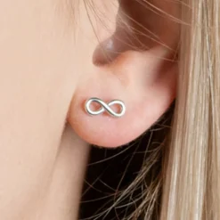Maison de la Bijouterie Boucles D'Oreilles<Boucles oreilles infinity Argent W4UVY00