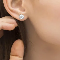 Lacoste Boucles D'Oreilles<Boucles oreilles Memento - 2040407 Acier Argent