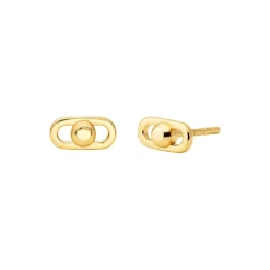 Michael Kors Bijoux Boucles D'Oreilles<Boucles oreilles Astor Link - MKC173900710 Argent 925/1000 Doré