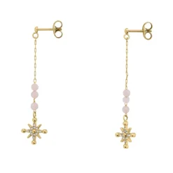 Pierre Lannier Bijoux Boucles D'Oreilles<Boucles oreilles Australe - BJ22A6251 Acier Doré