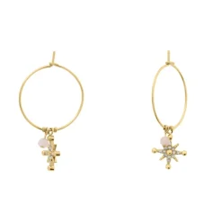 Pierre Lannier Bijoux Boucles D'Oreilles<Boucles oreilles Australe - BJ22A2251 Acier Doré