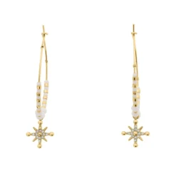Pierre Lannier Bijoux Boucles D'Oreilles<Boucles oreilles Antharea - BJ25A2211 Acier Doré