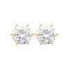 Maison de la Bijouterie Boucles D'Oreilles<Boucles oreilles plaqué or oxyde zirconium 8mm Y0YZ536VZ