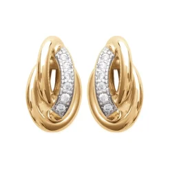 Maison de la Bijouterie Boucles D'Oreilles<Boucles oreilles plaqué or fantaisie oxyde zirconium Y506UZZ