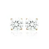 Maison de la Bijouterie Boucles D'Oreilles<Boucles oreilles puces plaqué or oxyde de zirconium 6mm Y5055Z06