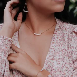 Sloya Boucles D'Oreilles<Boucles oreilles Piana en pierres Howlite