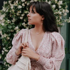 Sloya Boucles D'Oreilles<Boucles oreilles Piana en pierres Howlite