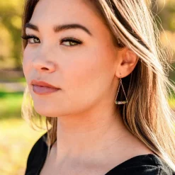 Sloya Boucles D'Oreilles<Boucles oreilles Piana en pierres Agate Aquatique Vert