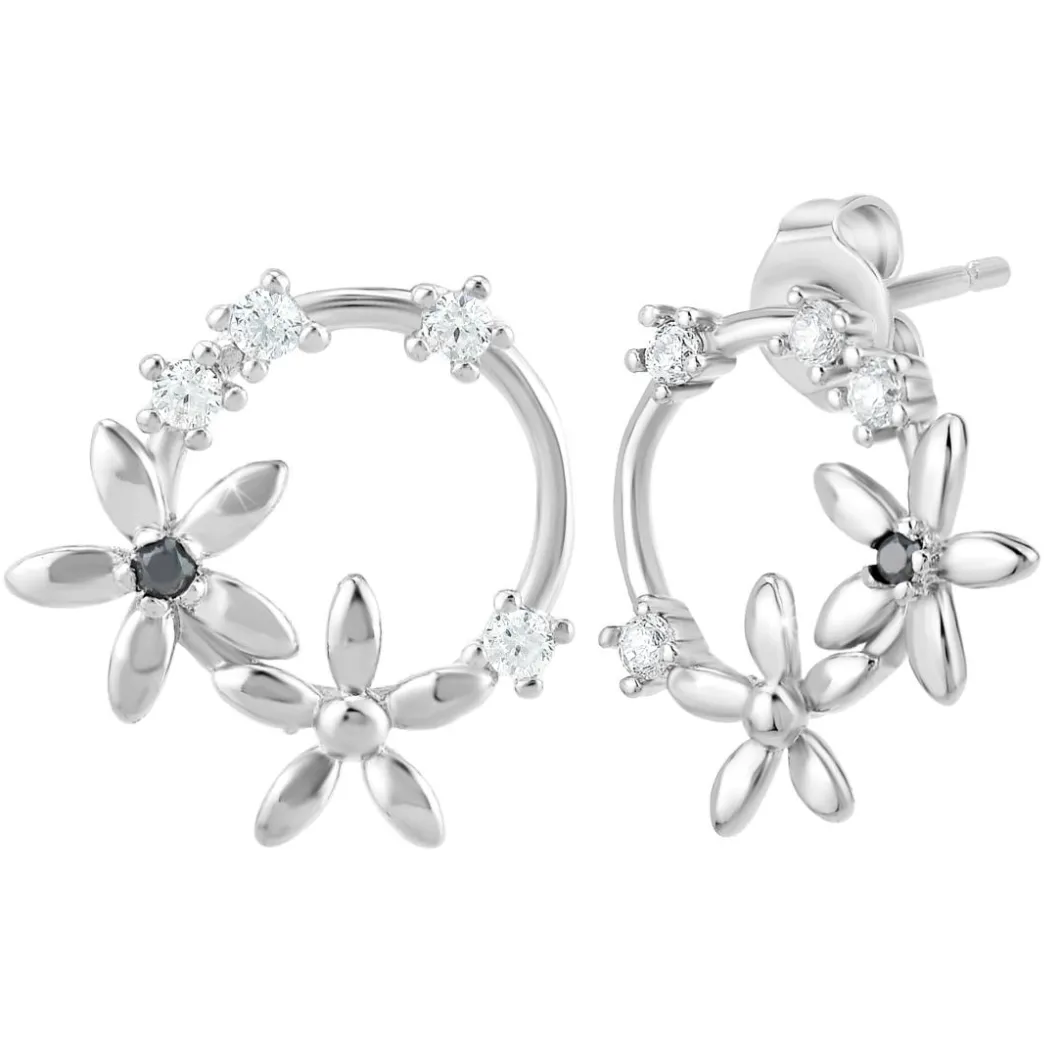 So Charm Bijoux Boucles D'Oreilles<Boucles Oreilles So Charm - BD2296-ARGENT-DIAMANT - Boucles D'Oreilles Argentées