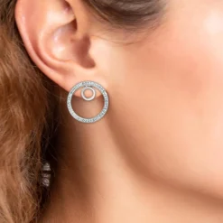 So Charm Bijoux Boucles D'Oreilles<Boucles Oreilles So Charm - B4123-ARGENT - Boucles D'Oreilles Argentées