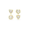 Swarovski Boucles D'Oreilles<Boucles oreilles Imber Organic - 5705461 Blanc Plaqué or