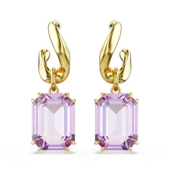 Swarovski Boucles D'Oreilles<Boucles oreilles Millenia 5694784 Plaqué or Violet