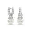 Swarovski Boucles D'Oreilles<Boucles oreilles Matrix Pearl - 5691716 Métal rhodié Argent