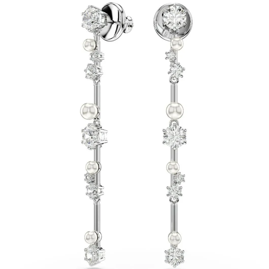Swarovski Boucles D'Oreilles<Boucles oreilles Constella Bars - 5705614 Métal rhodié Argent