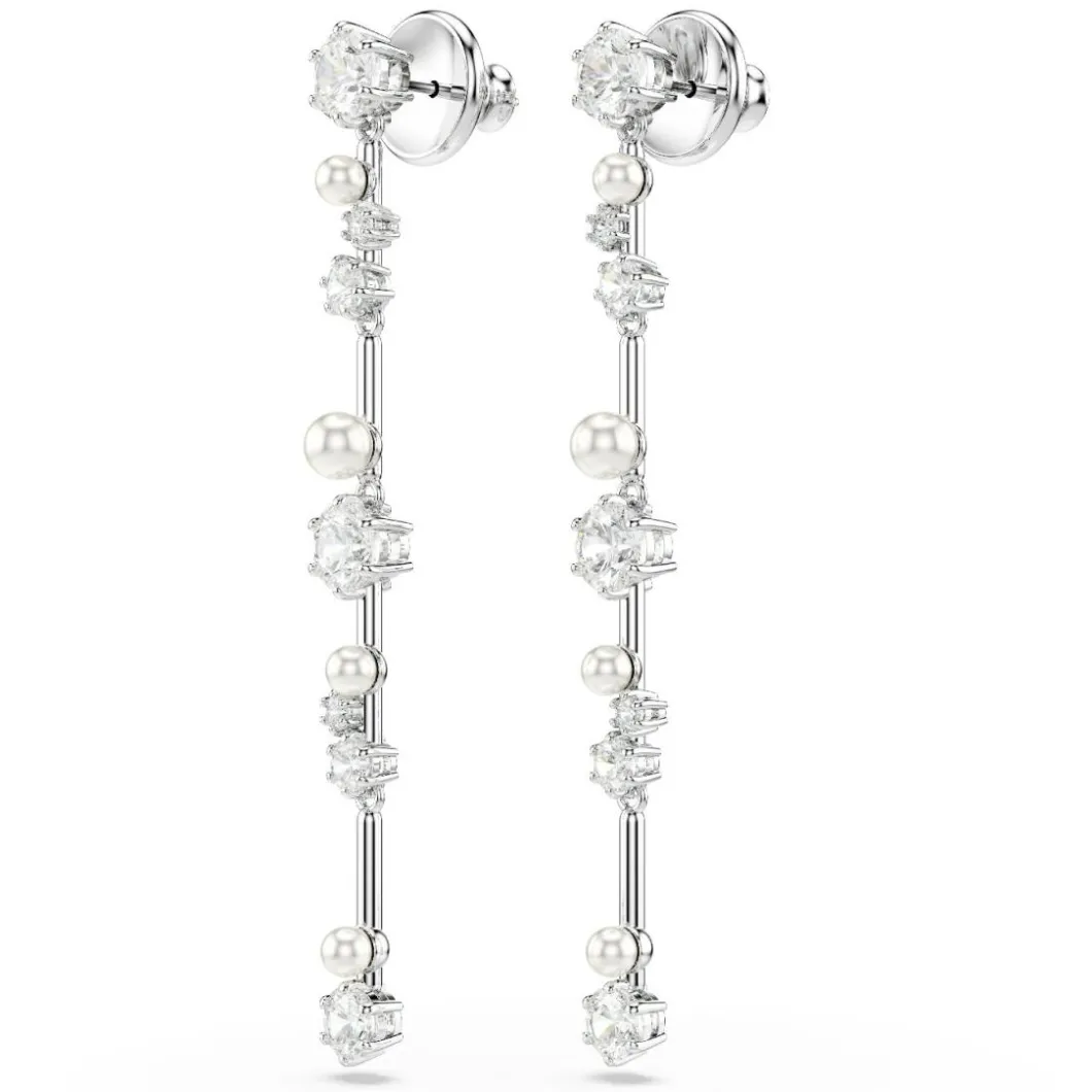 Swarovski Boucles D'Oreilles<Boucles oreilles Constella Bars - 5705614 Métal rhodié Argent