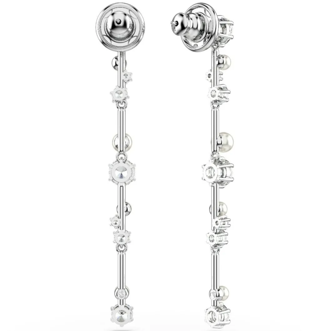 Swarovski Boucles D'Oreilles<Boucles oreilles Constella Bars - 5705614 Métal rhodié Argent