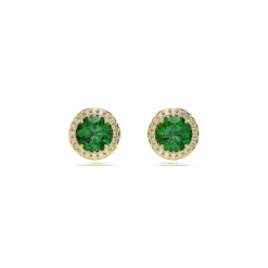 Swarovski Boucles D'Oreilles<Boucles oreilles Una - 5680562 Plaqué or Vert