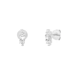 Punica Bijoux Boucles D'Oreilles<Boucles Fine FIN_E01_RHO Argent