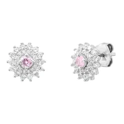 Punica Bijoux Boucles D'Oreilles<Boucles Fine FIN_E14_RHO Argent