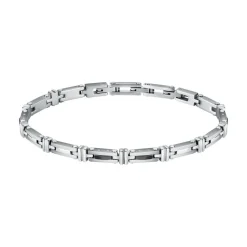 Sector Bijoux Bracelet<Bracelet argenté en acier pour homme