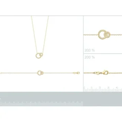 Maison de la Bijouterie Bracelets<Bracelet fantaisie maille forçat plaqué or UW33V3ZV