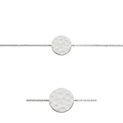 Maison de la Bijouterie Bracelets<Bracelet fantaisie rond martelé Femme Argent WYZ600ZV