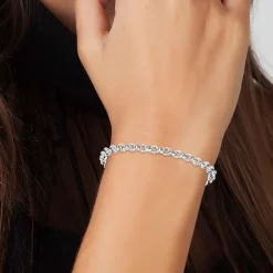 Angèle M Bijoux Bracelets<Bracelet Femme - B2379- - Angèle M Argent