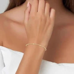 Angèle M Bijoux Bracelets<Bracelet Femme B2388-DORE - Angèle M Doré