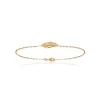 Maison de la Bijouterie Bracelets<Bracelet Femme fantaisie plume plaqué or UYZ353ZV